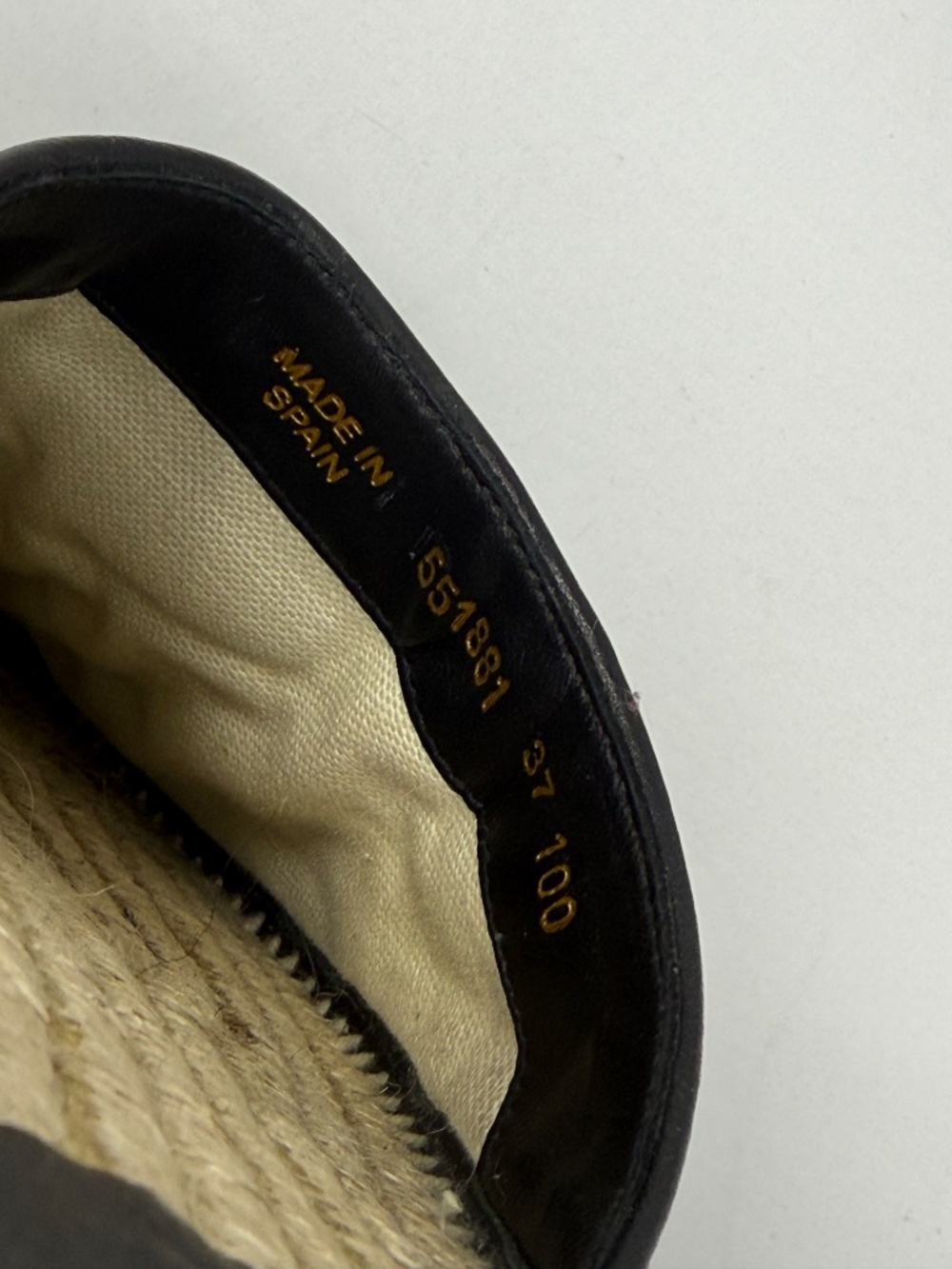 WOMEN GUCCI ESPADRILLES SIZE 37 - Picture 7 of 7